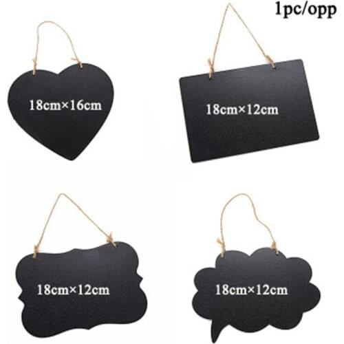 Slate Sign Double Sided Message Board with Hanging Rope Party Direction Signs Multifunctional xobw