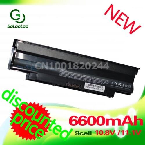 Golooloo 6600MaH battery for Dell Inspiron n4010 n5010 n5110 14R 15R 17R 07XFJJ 06P6PN 0YXVK2 383CW 451-11510 4T7JN 9T48V J1KND
