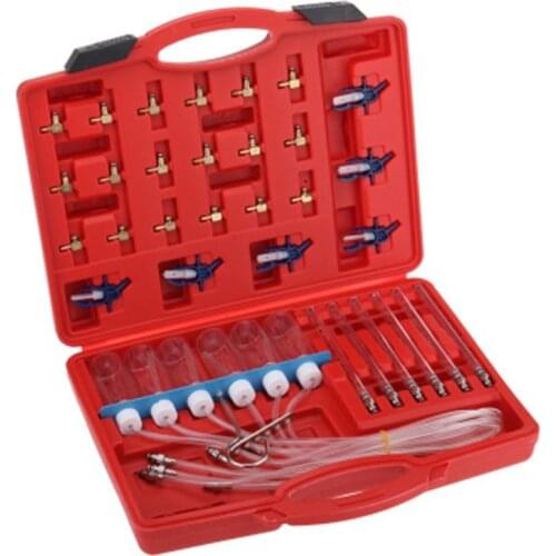 Diesel Injector Detection Tool Diesel Injector Flow Meter Test Kit Common Rail Adaptor Fuel Tester Set