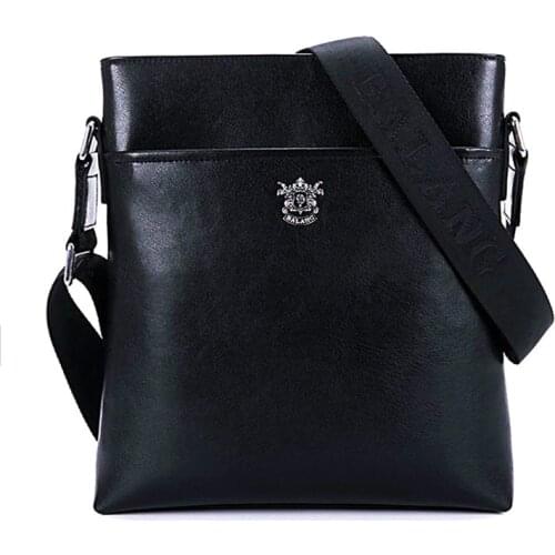 Fashion Brand Genuine Leather Men Shoulder Bags Casual Crossbody Messenger Bag