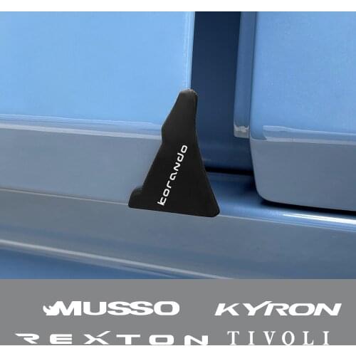 Car Door Corner Anti-Collision Sticker Protective Covers For Ssangyong Korando Kyron Musso Rexton Tivoli Actyon Car Accessories