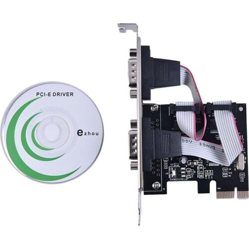 PCIE Pci-e to SATA 3.0 Internal Rs232 2-Port Expansion Controller Card Adapter