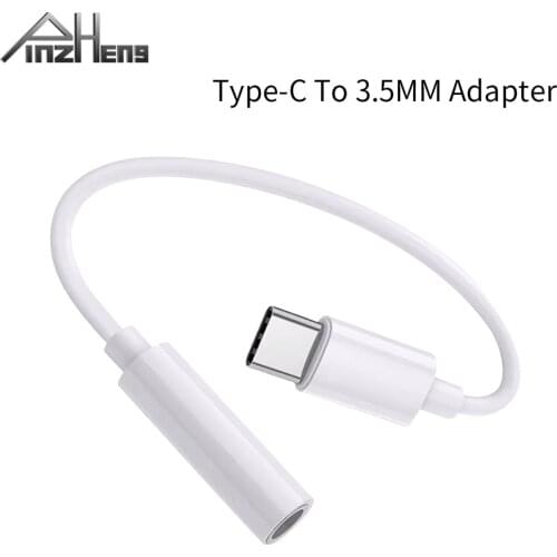 PINZHENG Type C To 3.5mm Jack Earphone For Samsung Huawei Xiaomi USB C Audio Cable Cable USB Type-C 3.5 AUX Headphone Adapter