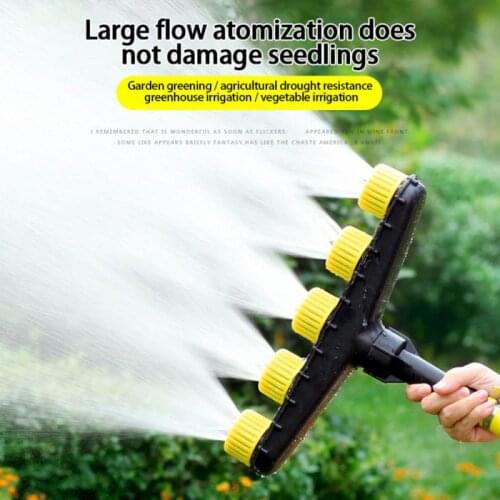 3 /4/5/6 Heads Agriculture Atomizer Nozzles Garden Watering Irrigation Atomization Tool Can Adjustable Water Volume Sprinkler