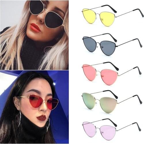 1 PC Hot Summer Sexy Small Frame Sunglasses Women Vintage Metal Coating Mirror Sun Goggles Driving Sports UV400 Eyewear
