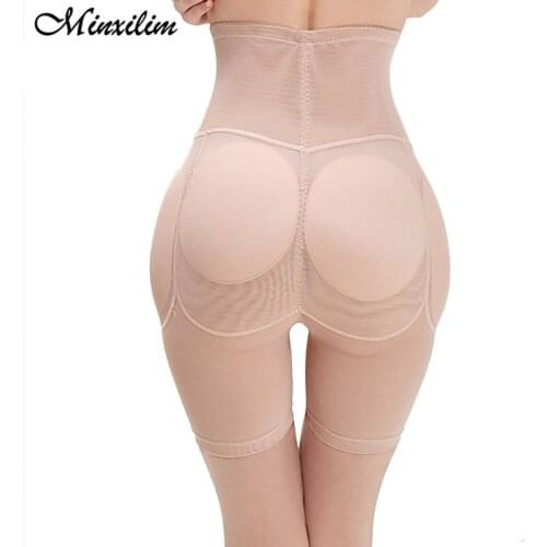 Waist Trainer Padded Panties Body Shapewear Fake Butt High Waist Panty Control Tummy Butt Lifter Push Up Hips Womens Underwear