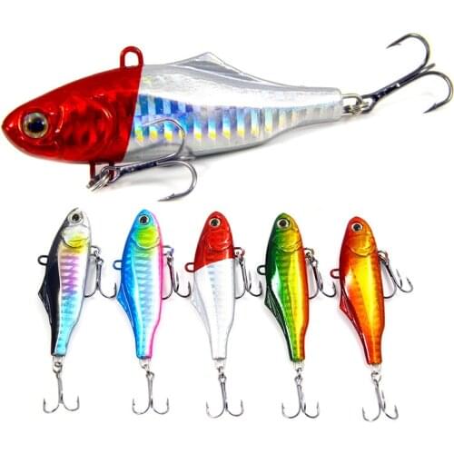 1 Pcs VIB Fishing Lure 7.3cm 22.5g 3D Eyes Wobbler Hard Bait Bass Trolling Iscas Artificiais Crankbait Pike Carp Fishing
