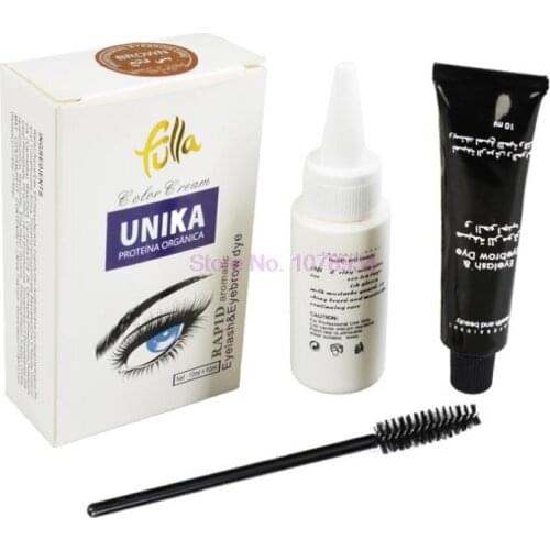 100sets Eyebrow Dyeing Cream Lasting Waterproof Eyebrow Tint Eyelash Mascara Enhancer Tattoo Pen Perfect Coverage