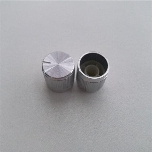 12pcs Aluminum plastic pull flower knob 16*17*6mm O shaft audio amplifier knob amp knob potentiometer knob cap
