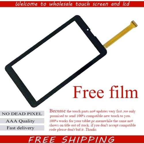 Free film+New 7" touch screen for Irbis TZ63L TZ63 TZ63D 4G touch screen digitizer glass touch panel Sensor Free Shipping