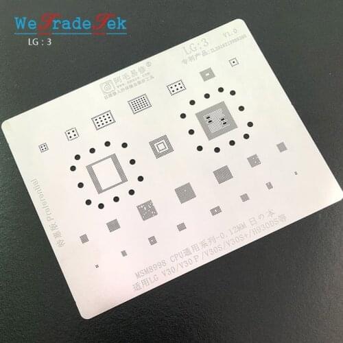 IC Chip BGA Reballing Stencil Kit Solder Template for LG V30 V30+ V30S V30S+ H930DS MSM8998 CPU Tin Planting Net