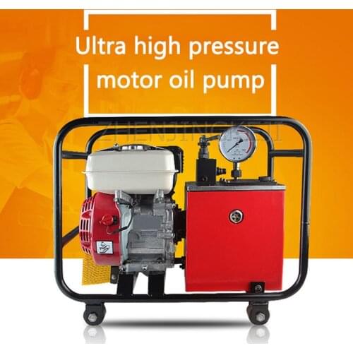 Gasoline Engine Motor Pump 80Mpa Machinery Parts Dual-circuit Ultra-high Pressure Motorized Oil Pump Hydraulic Pump Tools