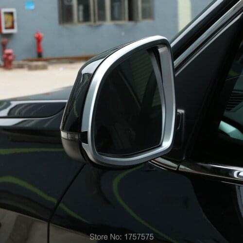 Chrome Accessories Side Door Mirror Trim For BMW X5 X6 f15 f16 2014-2017 Car Styling