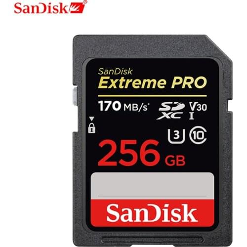Sandisk Memory Card Extreme Pro Sdhc/sdxc Sd Card 32gb 64gb 128gb 256gb C10 U3 V30 Uhs-i Cartao De Memoria Flash Card For Camera