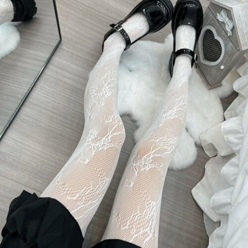 Lolita Style Clothes Tights Womens Sweet Girls Thigh High Mesh Pantyhose New Arrive Korean Hosiery Cute Panty hose Dropshipping