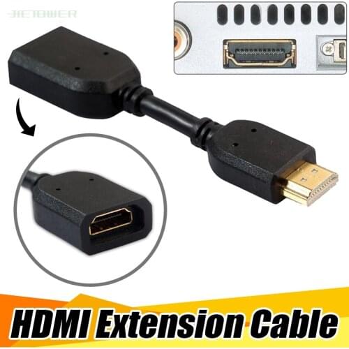 HDMI Cable Extension Crod Mini Portable HDMI 11cm 1080P Any Angle Adjustable HDMI Male to Female Swivel Adapter Converter