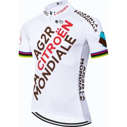 AG2R ProTeam camiseta ciclismo hombre quick dry Breathable short sleeve maiot ciclismo hombre men bike jersey