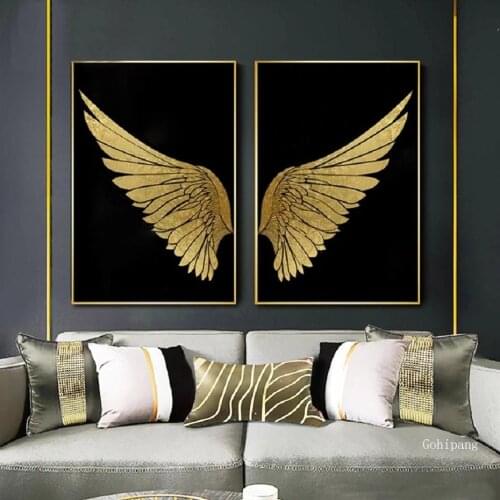 Modern Dream Wing Wall Art Canvas Painting Abstract Style Picture Gallery Posters and Prints for Living Room Interior Home Decor