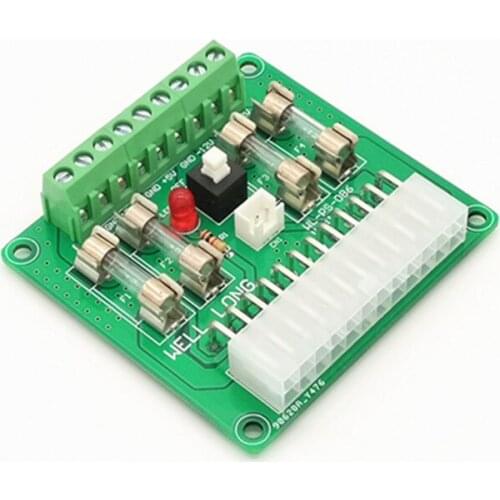 Desktop ATX power adapter board, computer ATX power board, power outlet wiring module