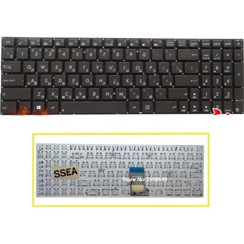 SSEA Brand New Russian keyboard for ASUS UX52 UX52A UX52V UX52VS N501 UX501 laptop RU keyboard