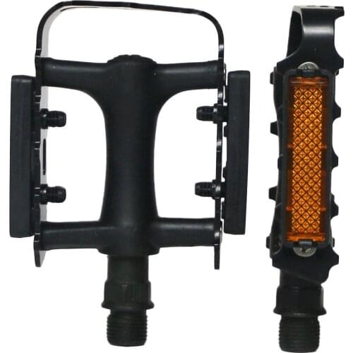 Original Road Bike Fixie Bicycle Pedal With Reflector