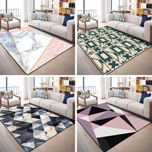 Simple Nordic Carpet Living room Bedroom Large Thick Non slip Soft Rug Exquisite home decor carpet child baby Activity play Rug