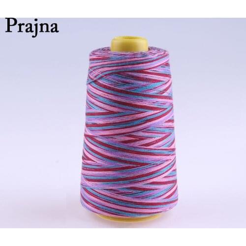 Prajna Multicolor Sewing Thread 3000 Yard Machine Embroidery Threads For Sewing Quilting DIY Sewing Accessories