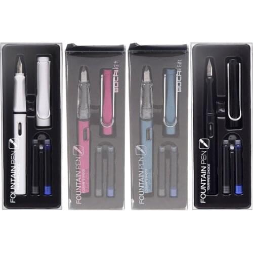 0.38mm Fountain Pen Student Office Stationery Supplies Ink Pens for Writing Drop shipping