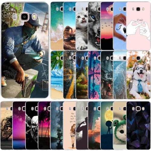 Silicone Phone Case For Samsung Galaxy J7 2016 Cases J710 J710F Cover For Samsung J7 2016 Coque Etui Bumper Print Silicon Cover