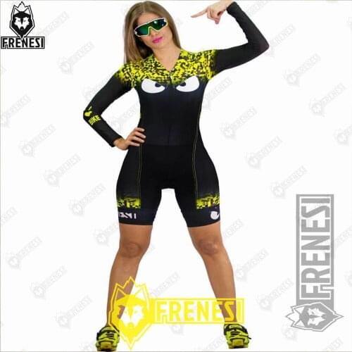 XAMA Cycling cycling summer skinsuit womens short sleeve bike wear jumpsuit bicycle set roadbike mtb clothing go bike bicicleta