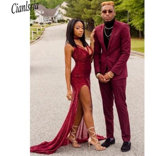 Burgundy Wedding Tuxedo Men Blazers Banquet Party Prom Ball Slim Fit Groom Jackets Peaked Lapel Stage Costume Nightclub Suit