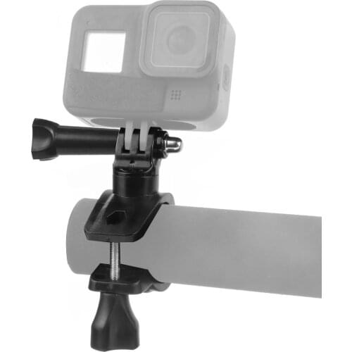 BGNING Bicycle Handlebar Clip Pole Clamp Bike Motorcycle Mount Camera Holder Adapter 360Degree Rotate for Gopro Hero 8 7 6 5 4 3