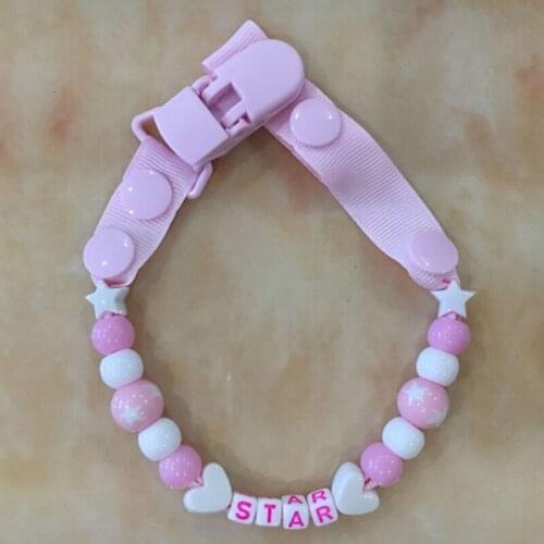 1 Pc Newborn Baby Toy Pacifier Clip Chain Cartoon Dummy Nipple Belt Safe Soother Teether Baby Rattles Nipple Holder For Infant