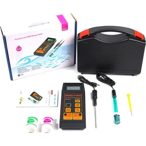 3-in-1 High Accuracy Portable pH/mV/Temp Meter + Replaceable pH & ORP Electrodes + Temperature Probe Dropshipping