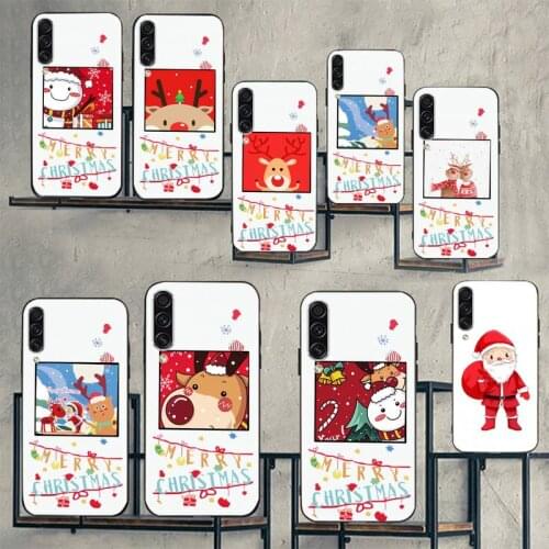 Santa Claus New Year Gift Phone Case For Samsung galaxy S 7 8 9 10 20 edge A 6 10 20 30 50 51 70 note 10 plus