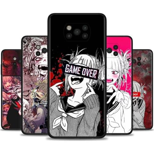 Anime girl japan cute face Phone Cover for Xiaomi Poco X3 Pro F3 M3 X3 NFC F1 F3 GT Black Silicon TPU Case Coque fundas
