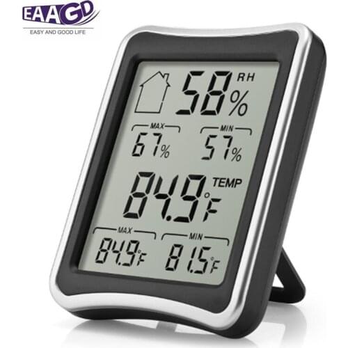 EAAGD Hygrometer Thermometer Indoor Humidity Monitor with Temperature Gauge Humidity Meter - Baby Family Health Care