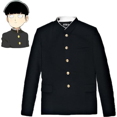 Mob Psycho 100 Mobu Saiko Hyaku Kageyama Shigeo Cosplay Costume Black Gakuran Suits Pants S-4XL