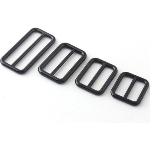 20-40mm Gunmetal Adjuster Buckle Slide Buckles,Metal Purse Backpack Buckles,Strap Belt Buckles Handbag Webbing Hardware