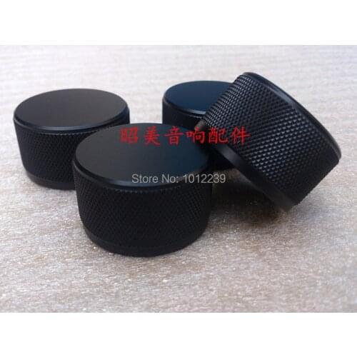 1pcs Diameter 38mm high 22mm all aluminum solid Volume knob Audio amplifier potentiometer knob