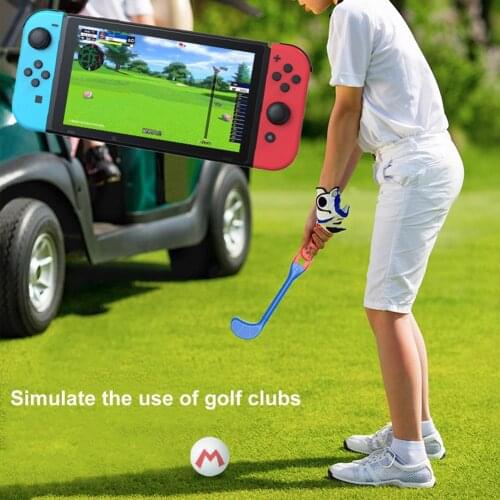 Controller Hand Grips Joy-Con Case Golf Clubs MarioGolf: Super Rush For Nintendo Switch Handle NS N-Switch Console Accessories