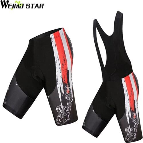 USA Cycling Shorts WEIMOSTAR Men 3D Gel Padded mtb Road Shockproof Breathable Bike Shorts S-3XL Quick-dry