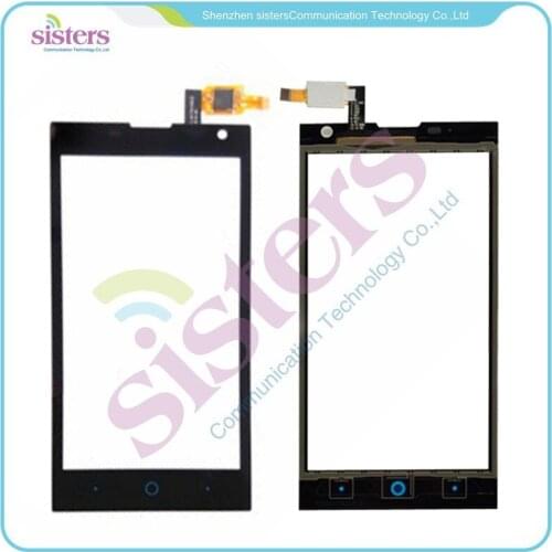 V830W New touch Screen Digitizer Panel Glass Lens Sensor for ZTE Blade G Lux V830W Kis 3 cell phone Free shipping 10pcs