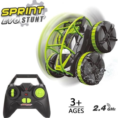 2.4Ghz 4WD Off-road amphibious RC Vehicle car Drift Speed Remote Control Truck RC Kids High Speed water land stunt carToys