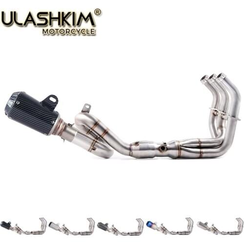 Motorcycle Exhaust For Yamaha MT09 FZ09 2013-2021 MT09 SP 2017-2021 XSR900 2016 to 2021 Exhaust Muffler Pipe Full System