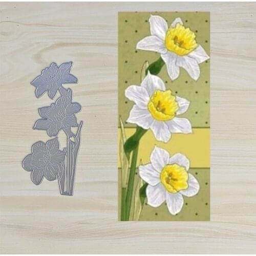Yellow Flower Metal Cut Dies Stencils for Scrapbooking Stamp/Photo Album Decorative Embossing DIY Paper Cards