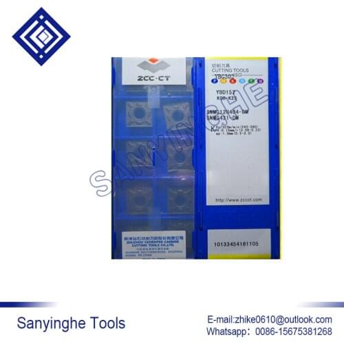 Free shipping high quality 10pcs/lots YBD152 SNMG120404-DM cnc carbide turning inserts
