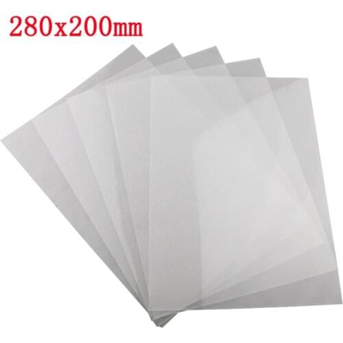 20Pcs/lot! 280*200mm White polished Heat shrink Sheets, DIY Manual materials, With the use of thermal guns, Shrinkable sheet