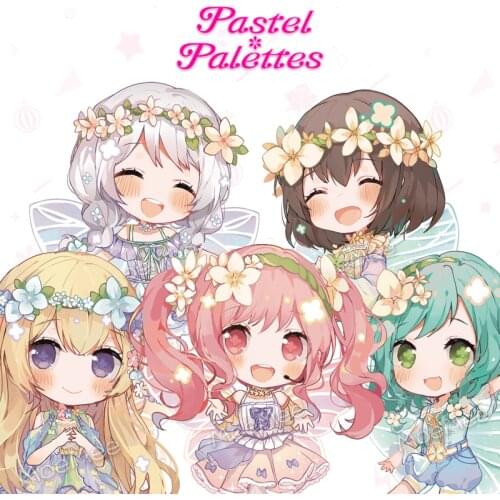 Anime Game BanG Dream! PastelPalettes Maruyama Aya Hikawa Hina Cosplay Party Acrylic Keychain Charm Phone Pendant Keyring Gifts