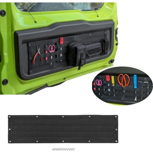AU04 -Black Tailgate Storage Bag Case Cover Tool Organizer for Suzuki Jimny 2019 2020